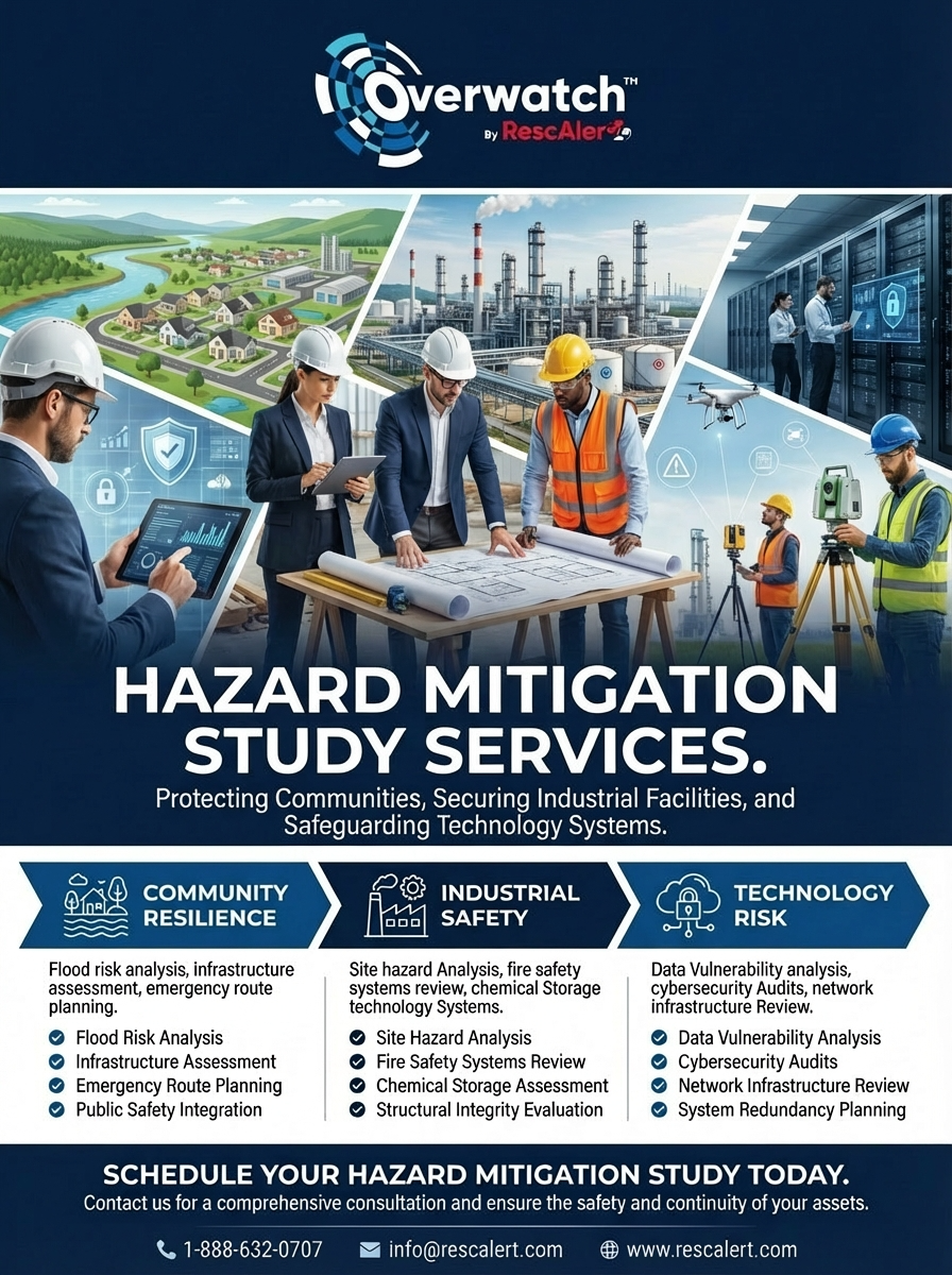 RescAlert's Hazard Mitigation Study Services